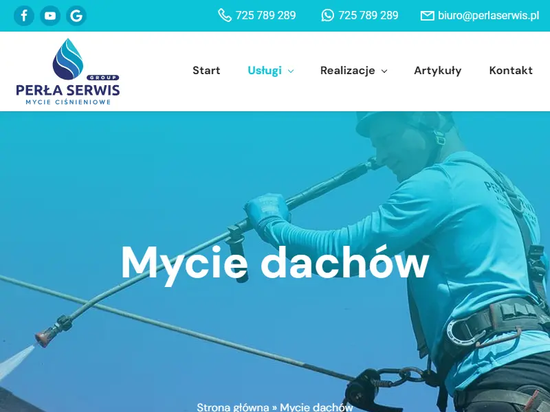 Perła Serwis – Mycie dachówki Wrocław