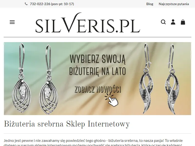 Biżuteria srebrna Silveris.pl